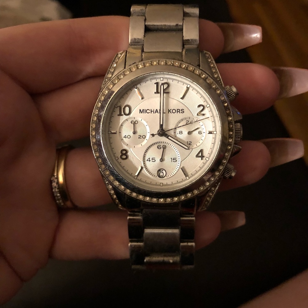 Silver Michael Kors watch